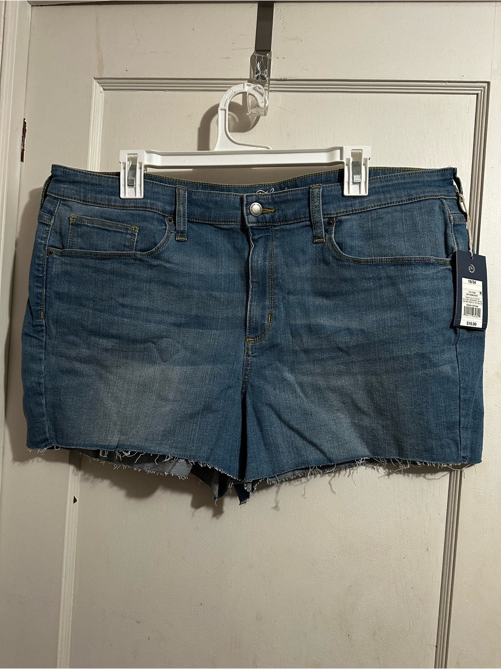 Target Denim Cutoff Shorts in Faded Blue